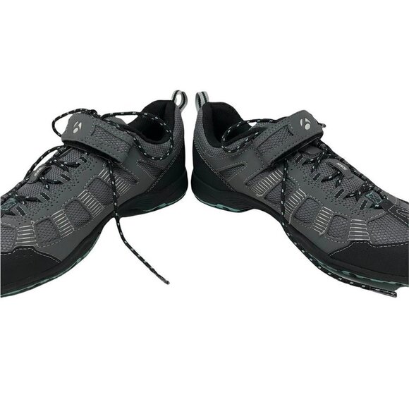 Bontrager Womens SSR Multisport WSD Bike Shoes Gray 428572 Leather Lace Up 8.5 - Picture 3 of 10